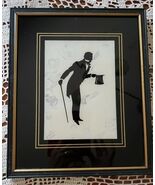 Vintage Silhouette ~ Beau Brummel ~ G.M.-1820 ~ Wooden Frame Print - $80.00