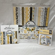 Echo Park Bee Happy Paper Collection With Stickers Ephemera 6x6 Paper Pa... - $522.27 MXN