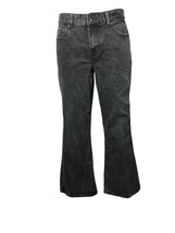 Madison Jeanswear Black Denim Jeans Trousers Womens 12 Pants Flared Dist... - £20.27 GBP