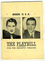 Playbill Inside U S A 1948 Beatrice Lilly Jack Haley Carl Reiner Lewis Nye  - £7.76 GBP