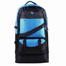 60L Outdoor Mountaineering Waterproof Backpack Men Hiking Travel Bag Climbing Ca - £59.75 GBP