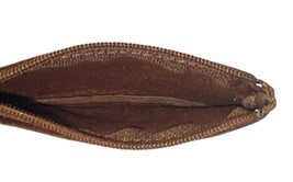 VTG Tilley Deerskin Leather Coin Purse Quebec Canada Zip Pouch Wristlet New image 5