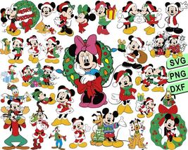 Mickey Christmas Bundle Svg Png, Mickey Family Christmas Svg, Disney Chr... - £1.95 GBP