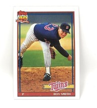 1991 Topps Baseball Card #503 - Roy Smith - Minnesota Twins - Pitcher - £0.78 GBP