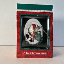 Trim A Home Collectible Tree Charm Christmas Ornament Mouse W/Santa Costume - $8.99