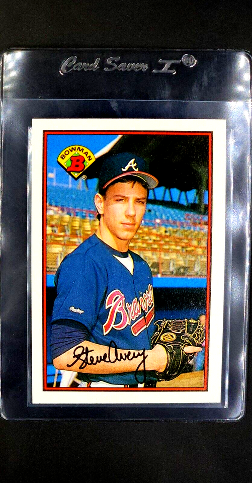 Primary image for 1989 Bowman #268 Steve Avery Rookie Card RC Atlanta Braves Baseball Card