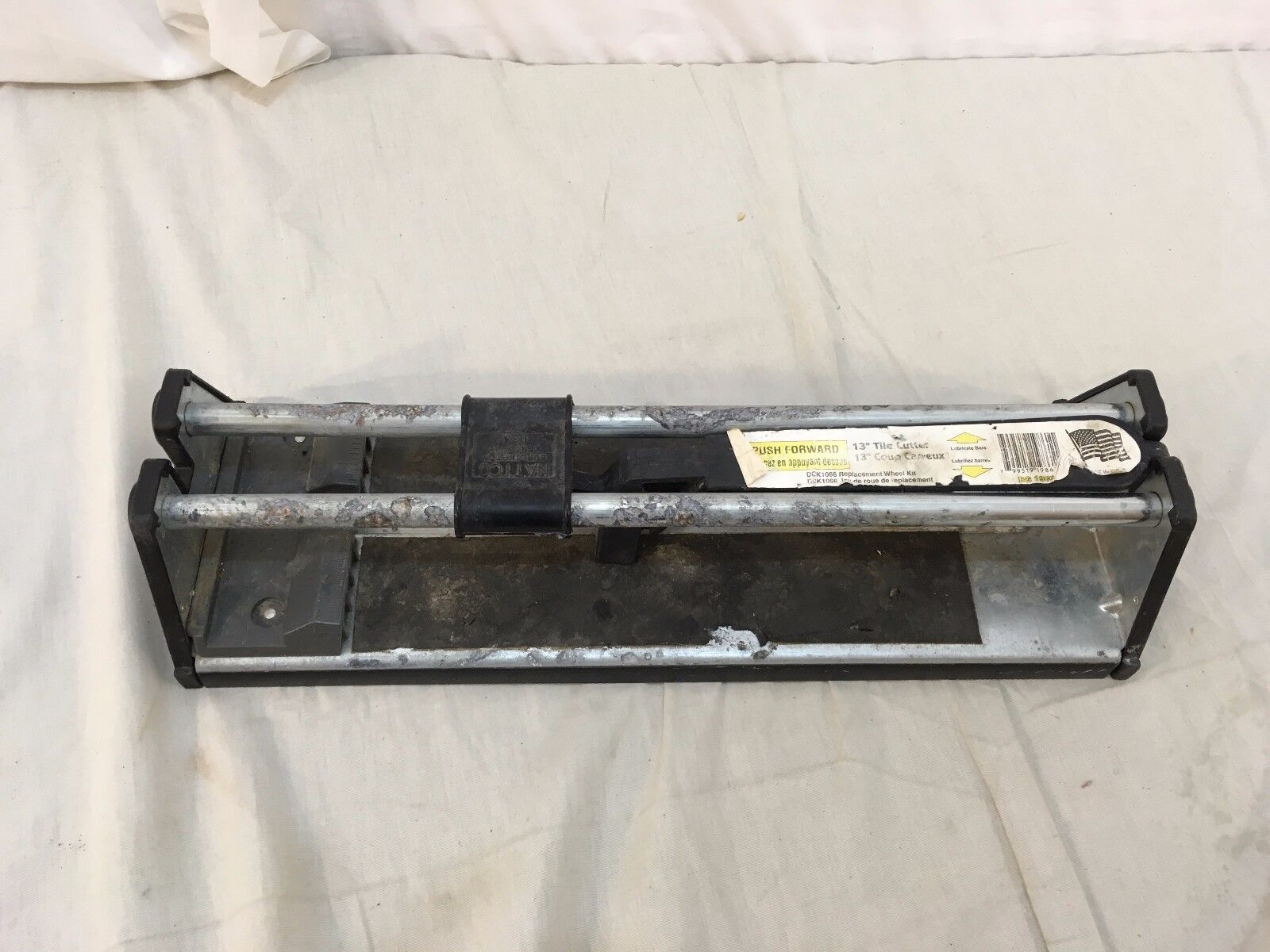 Nattco Black Silver 13&quot; Tile Cutter Made In The USA Used 32229 - $9.01