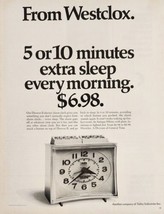 1970 Print Ad Westclox Drowse II Electric Alarm Clocks Division of General Time - £13.17 GBP