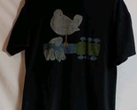 Woodstock Perched T-shirt Mens Licensed 60s Rock Music Festival Black Large - $14.95