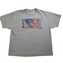 Vintage 2003 American Flag Genuine Sonoma Jean Company Gray  T-Shirt Siz... - £22.40 GBP