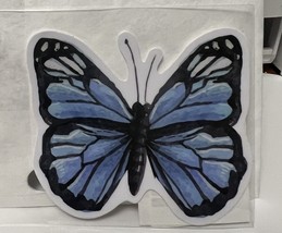 blue monarch butterfly, Vinyl Decals Sticker waterproof durable removal ... - $1.97