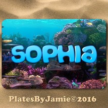 Personalized Custom Any Name Coral Reef Ocean Room Door SIGN Wall Plaque New - £13.98 GBP