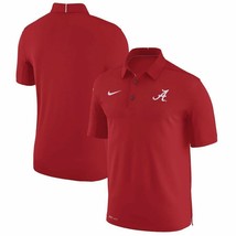 Alabama Crimson Tide Football Polo Shirt by Nike Dri-Fit NWT Roll Tide Bama - £57.03 GBP
