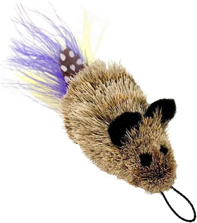 Primary image for GO CAT FEATHER MOUSE KITTEN SMALL PET TOYS COUNT OF 1