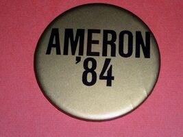 Ameron Vintage Pinback Button 1984* - $14.99