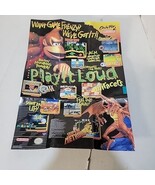 SNES Play It Loud Insert Poster P-GP-SNES USA 4, Super Metroid Super Mar... - $369.23 MXN