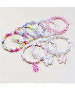 8pcs Girl&#39;s Cute Butterfly Bear Pendant, Charm Pentagram Beaded Christma... - $13.26 CAD