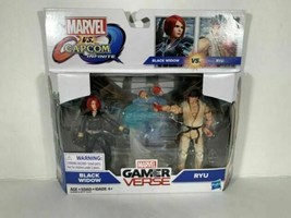 Marvel VS. Capcom Infinite Series Black Widow &amp; Ryu Action Figures Hasbro - £10.01 GBP