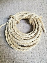 Natural Sisal - Rope 3/8&#39;&#39; thick (25ft up to 250ft Long) - £9.48 GBP+