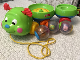 Fisher Price Roll-a-Rounds Pull &amp; Spin Caterpillar - J4507, Popular Line... - $24.39 CAD