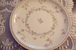 Compatible with Haviland Limoges France Round Platter Cherry Rose Blossoms,Golde - £82.26 GBP