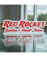 Fallout Red Rocket Sign Gasoline Diesel Fusion Video Game Memorabilia Decor - $14.69