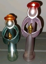 Murano Style Glass Nativity Vintage Figure Replacement Wiseman - $35.00