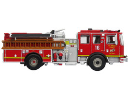 KME Predator Fire Engine #16 LA County Fire Department 1/64 Diecast Model Red 5 - £91.28 GBP