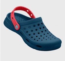 New Joybees Kids Junior Size J3 Active Clog Durable & Comfortable Navy Red image 2