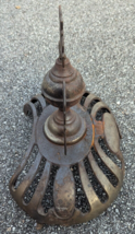 Antique Metal Parlor Stove Trophy Decorative Finial Ornament As Is Damaged image 4