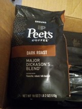 6 Bags Dark Roast Ground Coffee - Major Dickason&#39;s 18 Oz Bag (KF15) - $102.50