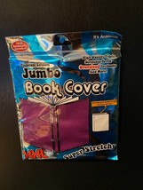 Jumbo Super Stretchy Book Cover XL Purple *NEW* ss1 - $6.99