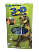 3-D Flip Valentine&#39;s 32 Fossil  Cards 6 Different Designs/Image Changes 3+ - £19.73 GBP