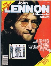 ORIGINAL Vintage 1981 John Lennon Memorial Album Magazine Beatles - £31.00 GBP