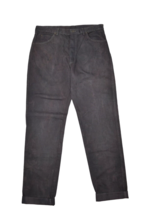 Vintage Cotler Jeans Mens 36 Dark Grey Denim Garment Dyed Raw Made in USA - $43.39