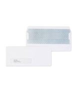 Staples Self Sealing Security Tinted Envelope 4 1/8&quot; x 9 1/2&quot; White 500 ... - $38.71 CAD