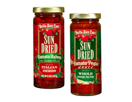 Bella Sun Luci Sun Dried Tomato Halves &amp; Tomato Pesto, Variety 2-Pack 8.5 oz Jar - £23.70 GBP