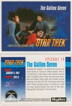 Rare 1993 Tos Star Trek Vhs Exc Sky Box Card #14 ~ The Galileo Seven - £10.04 GBP