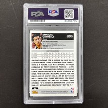 2003 Topps #48 Manu Ginobili Signed Card AUTO 9 PSA Slabbed Spurs - £239.79 GBP