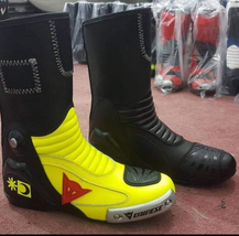 Racing VR 46 Cowhide Motorbike Leather boots Ce Approved  - $150.00