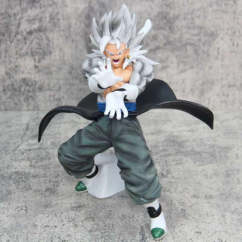 25CM Dragon Ball Anime Figure Vegetto Gk Figurine Pvc White Hair Action Figures - £34.74 GBP