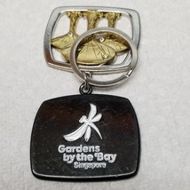 Gardens by the Bay Keychain Singapore Nature Park Metal Vintage - $12.30