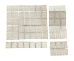 French India 1c Timbre Taxe Stamp Lot Mint Blocks Sheets Colonies image 6