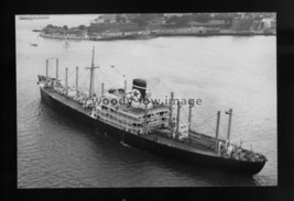 CG1064 - Blue Star Line Cargo Ship - (unable to read name) Star - photog... - £1.99 GBP