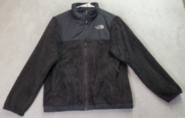 The North Face Jacket Girls 14/16 Black Polyester Long Sleeve Logo Full ... - $24.85