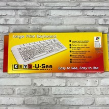 Keys U See Keyboard Large Print Wired Keyboard -- Untested - $423.85 MXN