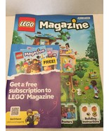 April-June 2025 Lego Magazine with Lego Minecraft Poster - $183.39 MXN