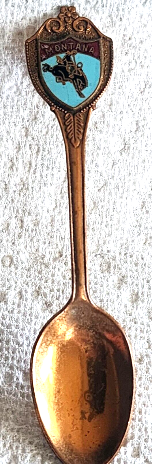 Primary image for Vintage Copper Montana State Souvenir Spoon