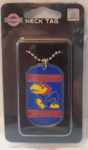 Kansas Jayhawks Dog Tag Necklace - NCAA - $10.66