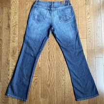 Sweet Vibes Bootcut Jeans Women 9 Mid Rise Stretch Blue Denim Pants 34x32 - £12.93 GBP